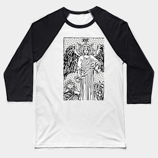 Modern Tarot Print - Temperance Baseball T-Shirt